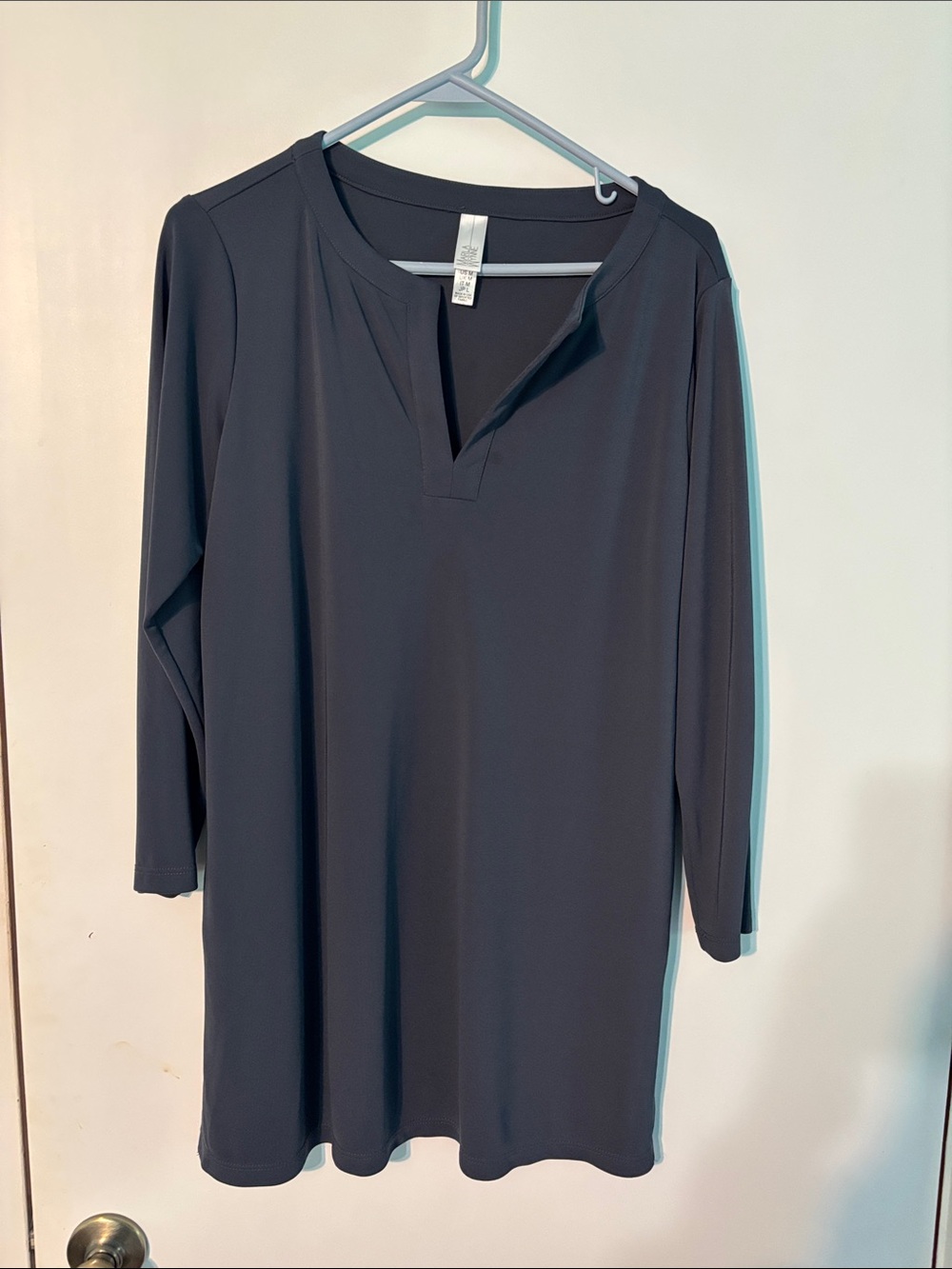 MarlaWynne Slate Blue Long-Sleeve Tunic